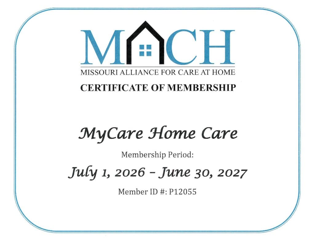 MyCare Certificate of Membership